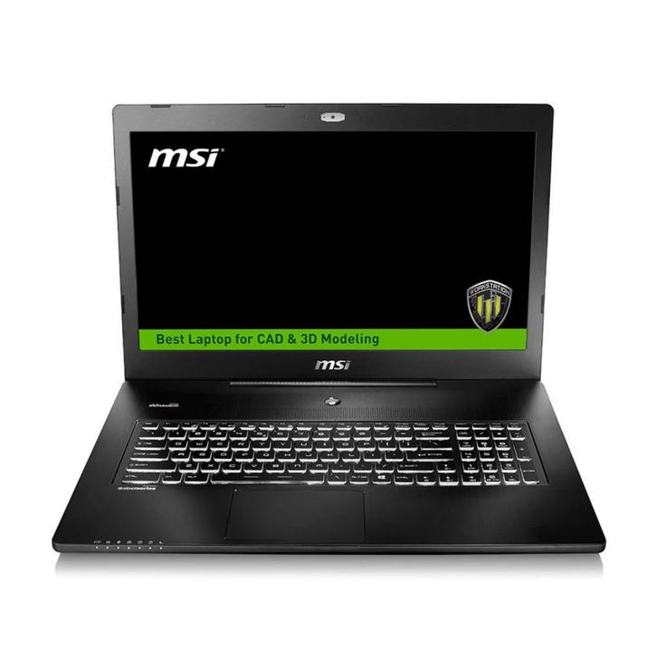 MSI WS72 6QJ – Betrouwbare Laptop voor Ontwerp, 3D en CAD, Computers en Software, Windows Laptops, Zo goed als nieuw, 17 inch of meer