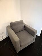 zetel, comfortabel strak vormgegeven grijze stof uitv., Ophalen, Gebruikt, Hout, Modern/hedendaags strak vormgegeven