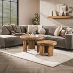 Leegverkoop salontafel set van 2 nu €149,-, Huis en Inrichting, Tafels | Salontafels, Ophalen, 50 tot 100 cm, Rond, Nieuw