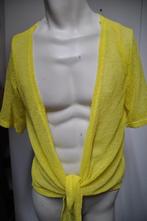 M12M Vest geel maat S Zhenzi ( 44 / 46 ), Kleding | Dames, Grote Maten, Ophalen of Verzenden, Zo goed als nieuw, Geel, Trui of Vest
