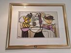 Pablo Picasso " Pichet, coupe de fruits et feuillage, Ophalen of Verzenden