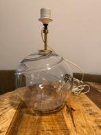 Vintage Holmegaard deens tafellamp grote glazen bol, Vintage, Ophalen of Verzenden, Minder dan 50 cm, Glas