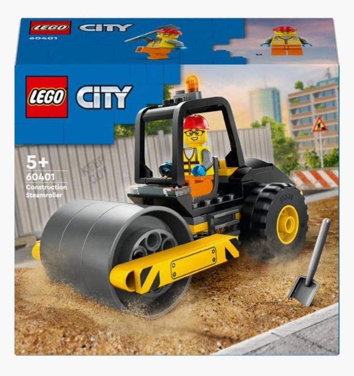 LEGO CITY stoomwals 60401 *NEW*, Kinderen en Baby's, Speelgoed | Duplo en Lego, Nieuw, Lego, Complete set, Ophalen of Verzenden
