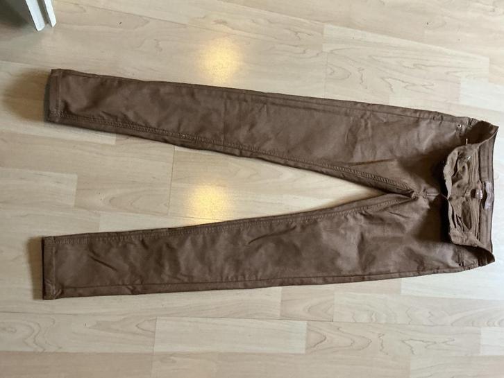Broek, Kleding | Dames, Broeken en Pantalons, Zo goed als nieuw, Bruin, Lang, Ophalen of Verzenden