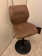 barkruk, Huis en Inrichting, Barkrukken, Ophalen, 60 tot 90 cm, Leer, Zo goed als nieuw