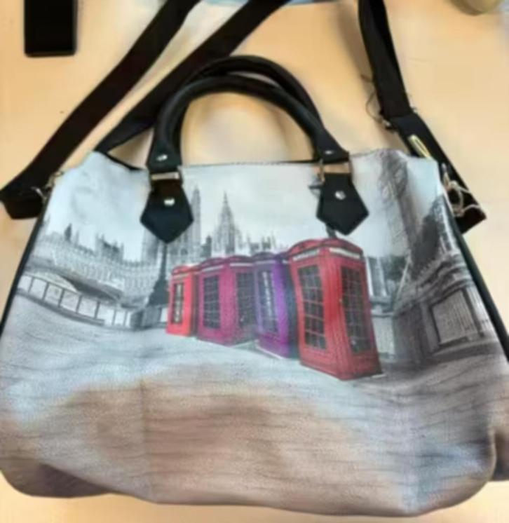 NIEUW! Dames schoudertas groot en klein vak met rits €12,99, Sieraden, Tassen en Uiterlijk, Tassen | Schoudertassen, Nieuw, Overige merken