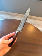 Damascus Petty Mes 14cm Hamerslag Design (koksmes)keukenmes, Ophalen of Verzenden, Nieuw, Overige materialen, Los bestek