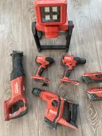 Hilti 22v set met twee accu zonder oplader, Ophalen, Gebruikt