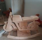 Houten hobbel motor, Kinderen en Baby's, Speelgoed | Hobbelfiguren, Ophalen, Zo goed als nieuw