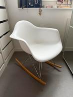 Eames Replica Schommelstoel, Huis en Inrichting, Stoelen, Ophalen, Kunststof, Wit, Zo goed als nieuw
