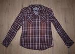 Paars Geruite Blouse EDC by Esprit (XL), Paars, Ophalen of Verzenden, Esprit, Gedragen