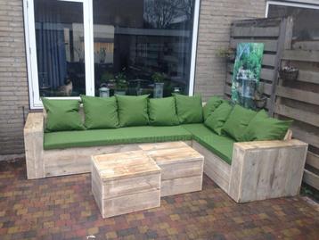 Steigerhout Lounge Tuinbank Loungebank GRATIS LEVERING beschikbaar voor biedingen