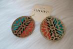 Round pattern earrings (Forever 21), Overige materialen, Hangers, Overige kleuren, Nieuw