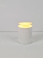 Pop Art Vrieland Tafellamp Conservenblik wit vintage design, Huis en Inrichting, Lampen | Tafellampen, N, N, Pop art, Ophalen of Verzenden