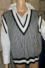 Nieuw nieuwe oversized spencer trui top one size pepita ruit, Ophalen, Nieuw, Zonder mouw