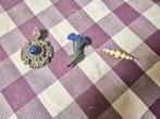 3 broches, Ophalen of Verzenden, Gebruikt, Overige kleuren, Overige materialen