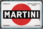 Martini logo Vermouth relief reclamebord van metaal deco, Verzamelen, Reclamebord, Info@deconoord.nl, Verzenden, Deco Noord