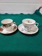 kop en schotel met bloemen decor, Ophalen of Verzenden, 'T Olde Gre-j, Info@toldegrej.nl, Endepoelstraat 20f Didam