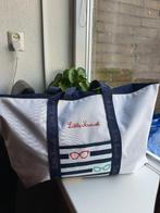 Little Marcel Strandtas - Wit en Blauw, Ophalen of Verzenden, Blauw, Shopper