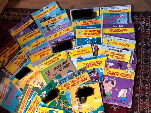 Albums van Lucky Luke, Boeken, Stripboeken, Gelezen, Meerdere stripboeken, Ophalen of Verzenden