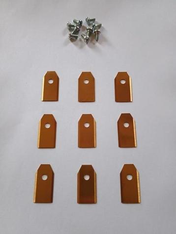 Gardena Titanium Gold robotmaaier mesjes set met bevestiging beschikbaar voor biedingen