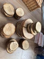 Nog 25 Houten schijven bruiloftdecoratie evt gebaksbordjes, Doe-het-zelf en Verbouw, Hout en Planken, Ophalen of Verzenden, Zo goed als nieuw