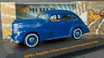 Opel Kapitan 4 deurs 1950 blauw 1:43 Ixo Museum Pol, Hobby en Vrije tijd, Verzenden, Nieuw, Auto