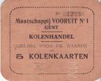 NOODGELD MAATSCHAPPIJ VOORUIT GENT, Verzenden