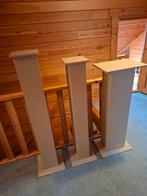 3 Lichtgroene Houten Pilaren voor Beelden, Ophalen