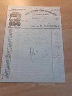 Eerste Meppeler Stoom-Koffiebranderij Houwink factuur 1926, Verzamelen, Merken en Reclamevoorwerpen, Ophalen of Verzenden, Zo goed als nieuw