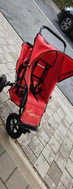Kiwi Explorer Kinderwagen - Rood, Gebruikt, Verstelbare duwstang, Ophalen of Verzenden, Kinderwagen