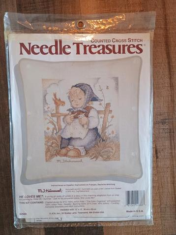 Hummel borduurpakket needle treasures He loves me? beschikbaar voor biedingen
