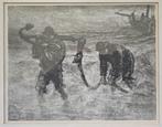 Diepdruk gravure ‘De Ankerdragers’ – Jozef Israëls ️, Antiek en Kunst, Ophalen