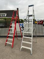 Altrex platformtrap/platform trap 1x4/1x5/1x8 gebruikt, Ophalen, Zo goed als nieuw, Trap, 2 tot 4 meter