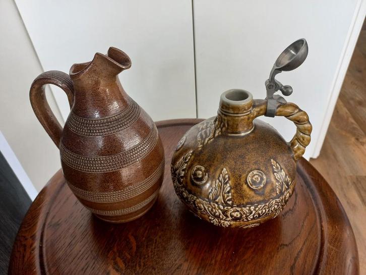 Aardewerk kan en pot, Antiek en Kunst, Antiek | Keramiek en Aardewerk, Ophalen of Verzenden