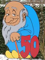 Abraham 50 jaar feest verjaardag feestbord tuin, Hobby en Vrije tijd, Ophalen, Nieuw, Abraham of Sarah