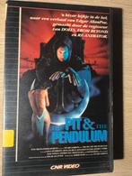 The Pit and the Pendulum VHS Horror ex rental, Alle leeftijden, Ophalen of Verzenden, Gebruikt, Horror