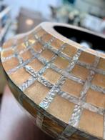 Grote Mozaïekvaas Goud & Parelmoer - 70cm, Huis en Inrichting, Ophalen, Overige materialen, Gebruikt, Overige kleuren