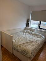 Uitschuifbaar IKEA bed met opberglades, Huis en Inrichting, Ophalen, Eenpersoons, 80 cm, Verstelbaar