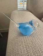 Nieuw Artcrystal Bohemia vogel glas licht blauw, Ophalen of Verzenden, Nieuw