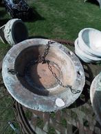 8075) 4 mooie terra cotta  hangplanten bakken doorsnede 30cm, Tuin en Terras, Bloembakken en Plantenbakken, Ophalen of Verzenden