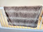 Plaid berenvel bruin, Huis en Inrichting, Ophalen of Verzenden, Gebruikt