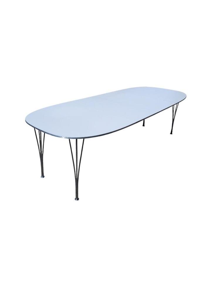 Fritz Hansen superellipse tafel, Huis en Inrichting, Tafels | Eettafels, Gebruikt, 50 tot 100 cm, 200 cm of meer, Vijf personen of meer