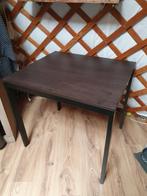 Uitschuifbare tafel, Huis en Inrichting, Tafels | Sidetables, Ophalen, Zo goed als nieuw, 25 tot 50 cm, Rechthoekig