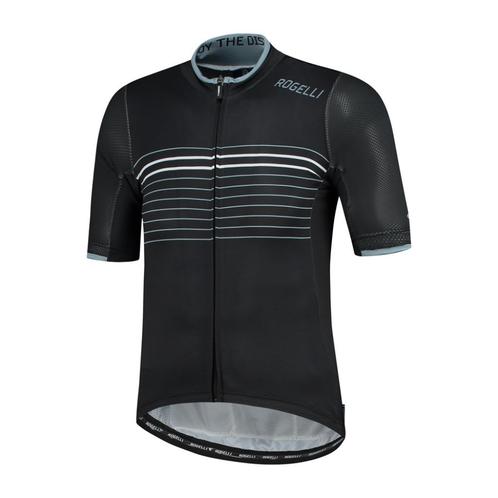 Fietsshirt Rogelli Kalon zwart/wit  van 69,95 nu voor, Sport en Fitness, Wielrennen, Nieuw, Kleding, Verzenden