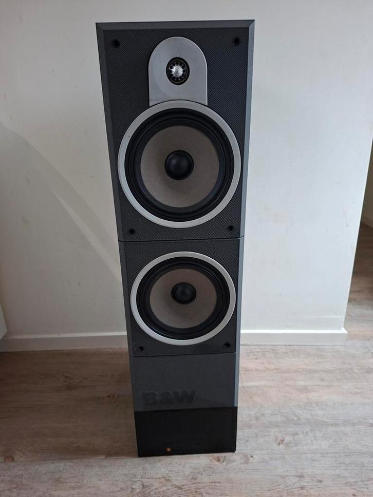Bowers & Wilkins B&W DM580 Luidsprekers, Audio, Tv en Foto, Luidsprekers, Gebruikt, Front, Rear of Stereo speakers, 120 watt of meer