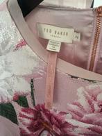 Ted Baker Roze Bloemen Shirt Pailletten, Maat 38/40 (M), Ophalen of Verzenden, Zo goed als nieuw, Korte mouw