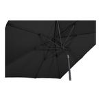 Parasol vierkant met molen zwart, Nieuw, Ophalen of Verzenden, Stokparasol, 2 tot 3 meter