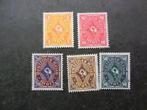 Duitse Rijk serie 205-209 Ongestempeld, Ophalen of Verzenden, Overige periodes, Postfris