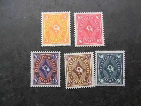 Duitse Rijk serie 205-209 Ongestempeld, Postzegels en Munten, Postzegels | Europa | Duitsland, Postfris, Overige periodes, Ophalen of Verzenden